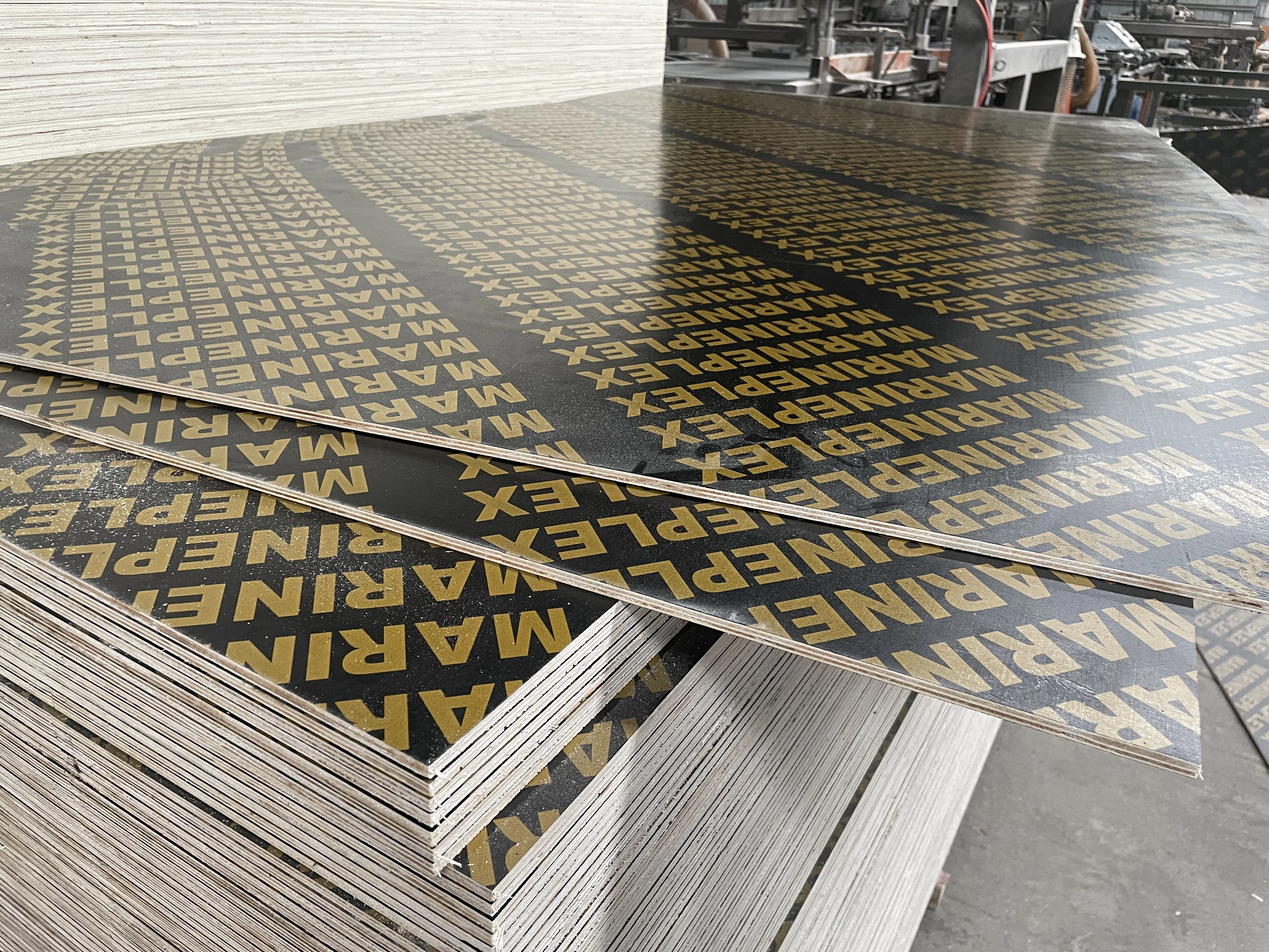 China Factory 8mm 12mm 15mm 18mm Film Faced Plywood Laminated Plywood Price Building PLYWOOD