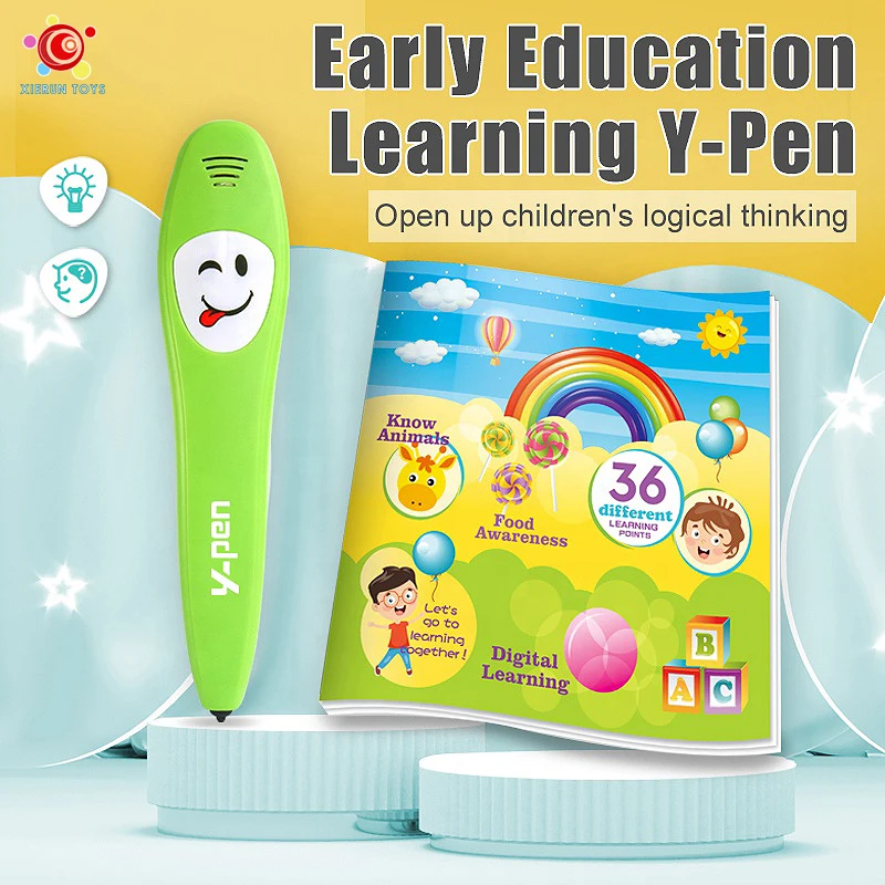 Talking Toy English Logic Judgment Sound Reading Y-pen Kids Smart Digital Talking Pen Learning Machine for Kids