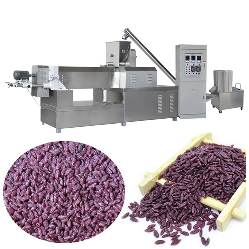 Industrial Automatic Artificial Rice Couscous Extruder Processing Production Line Making Machine