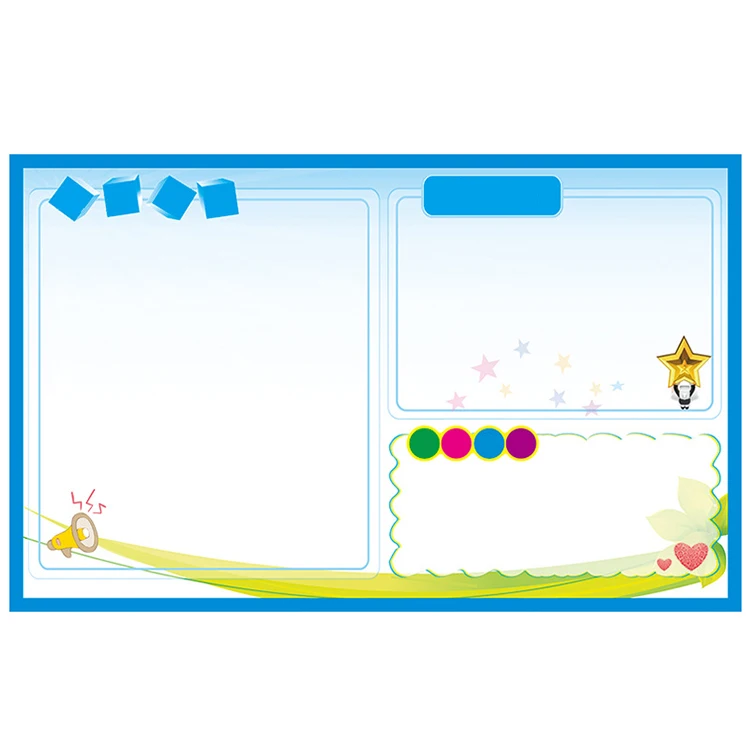 Magnetic culture wall whiteboard sticker company publicity bulletin board performance wall