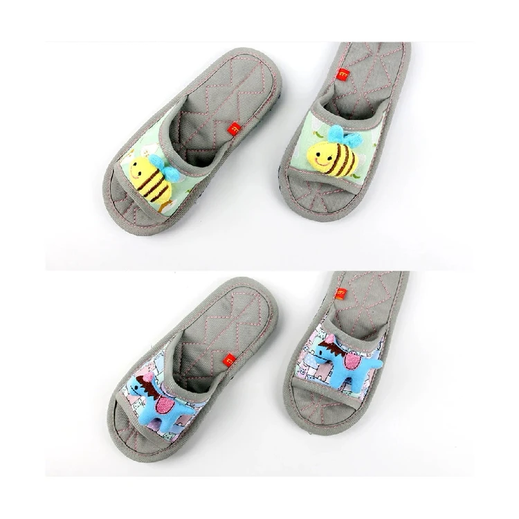
2021 New Classic Design Handmade Pure Cloth Children Slippers 