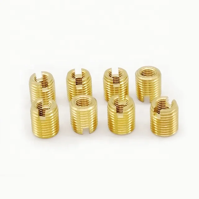 good quality stainless steel slotted thick-wall type of 302 self-tapping thread insert