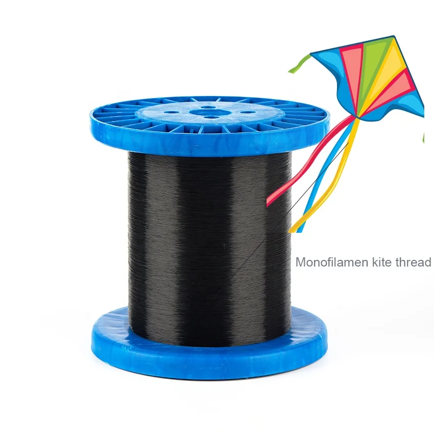 0.22mm Polyester Monofilament Yarn Black PES/PET Monofilament for Automobile Braided Sleeve