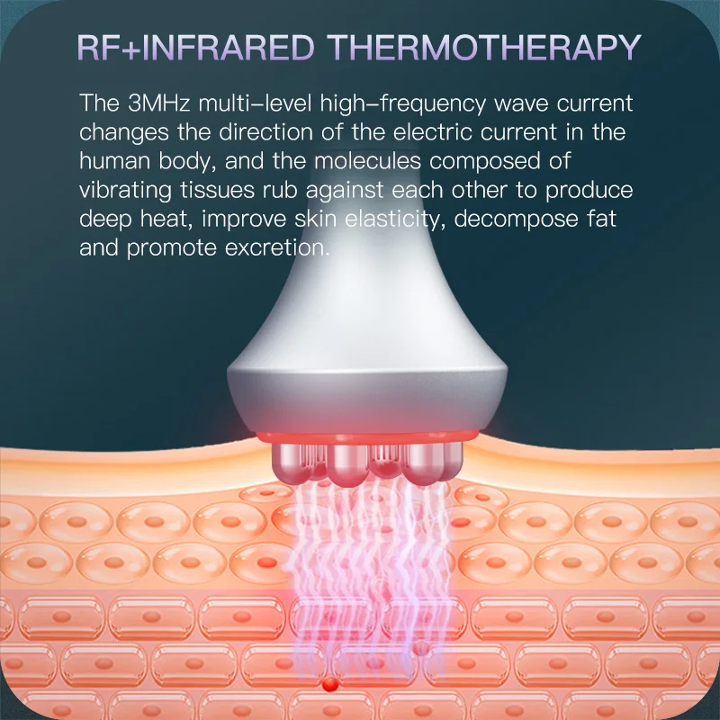 80K Cavitati0n Machine 9 in 1 Radio Frequency Cavitati0n RF Vacuum Body Massage Beauty Device for Arm Waist Thigh Hip Leg