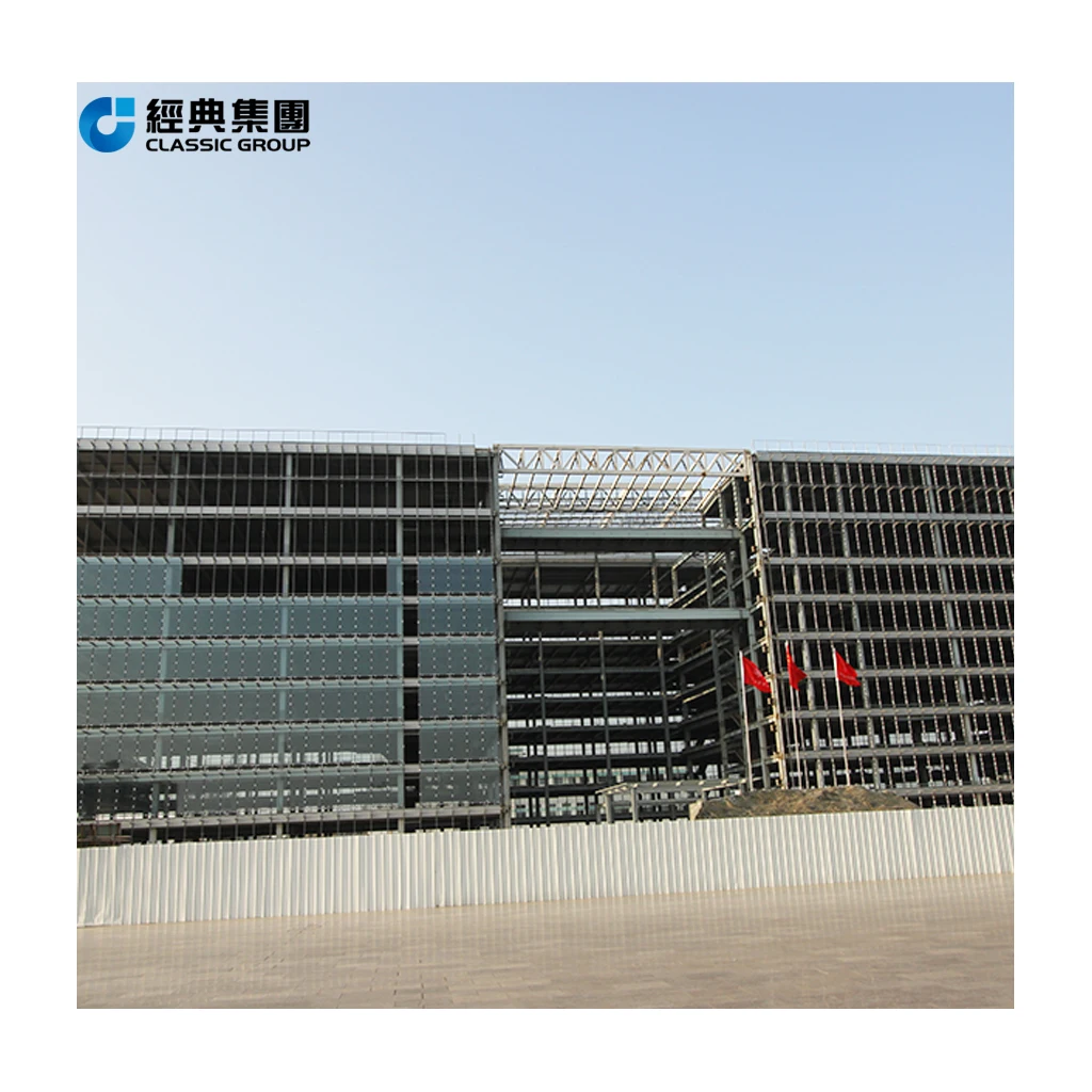 Multi-Storey Steel Structure Warehouse Office Prefabricated Workshop with Crane Metal Structure Building