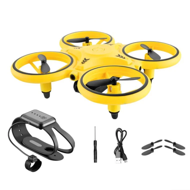 LED Lighting Show Hand Sensor RC Quadcopter Drone with Foldable