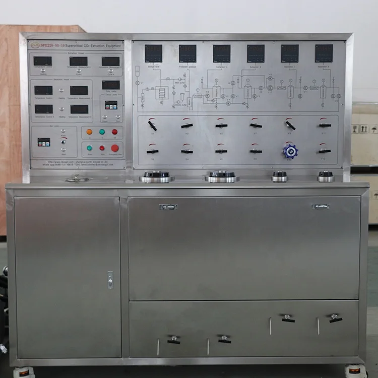 China manufacturer wholesale 316L Stainless steel pharmaceutical grade supercritical co2 extraction machine for cbd oil