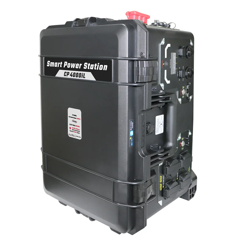 4kW Powerful Efficient Energy Storage Replaceable Battery Solar Generator for Continuous Power