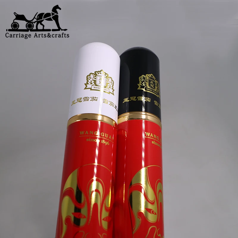 Aluminum Cigar Tube Blunt Joint Cone Pre rolled Tube Slip Top