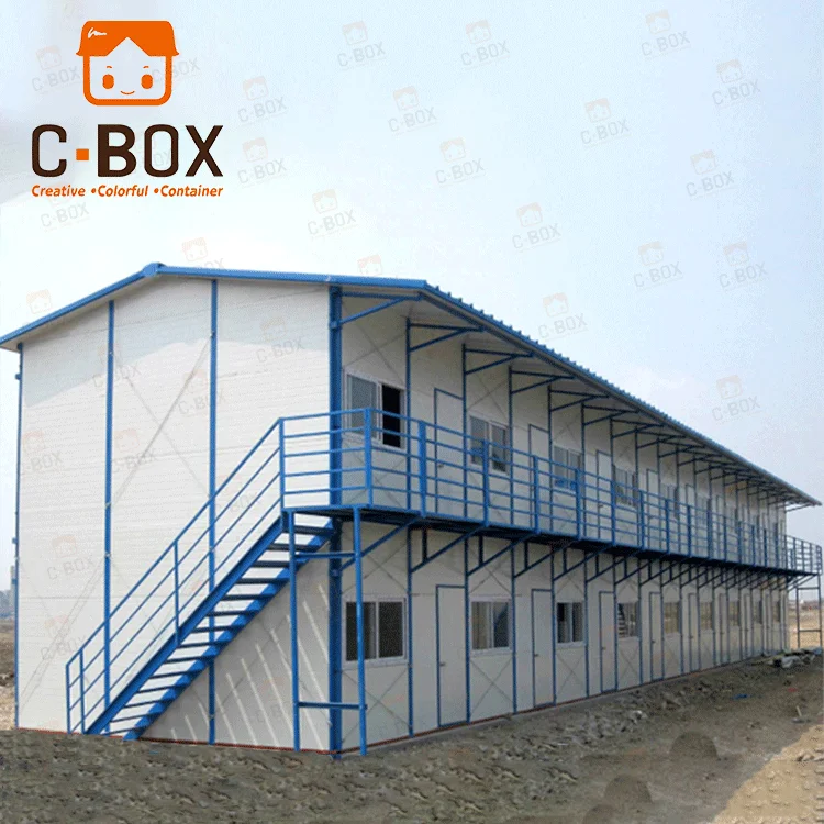 
Easy Install Light Steel Structure K Type House High Quality China Prefab House For Labor Camp Accommodation Houses 