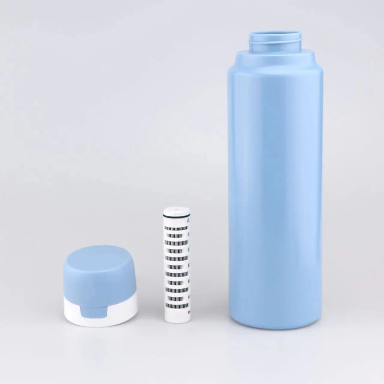 Outdoor camping backpacking river water filter bottle for emergency survival go hiking