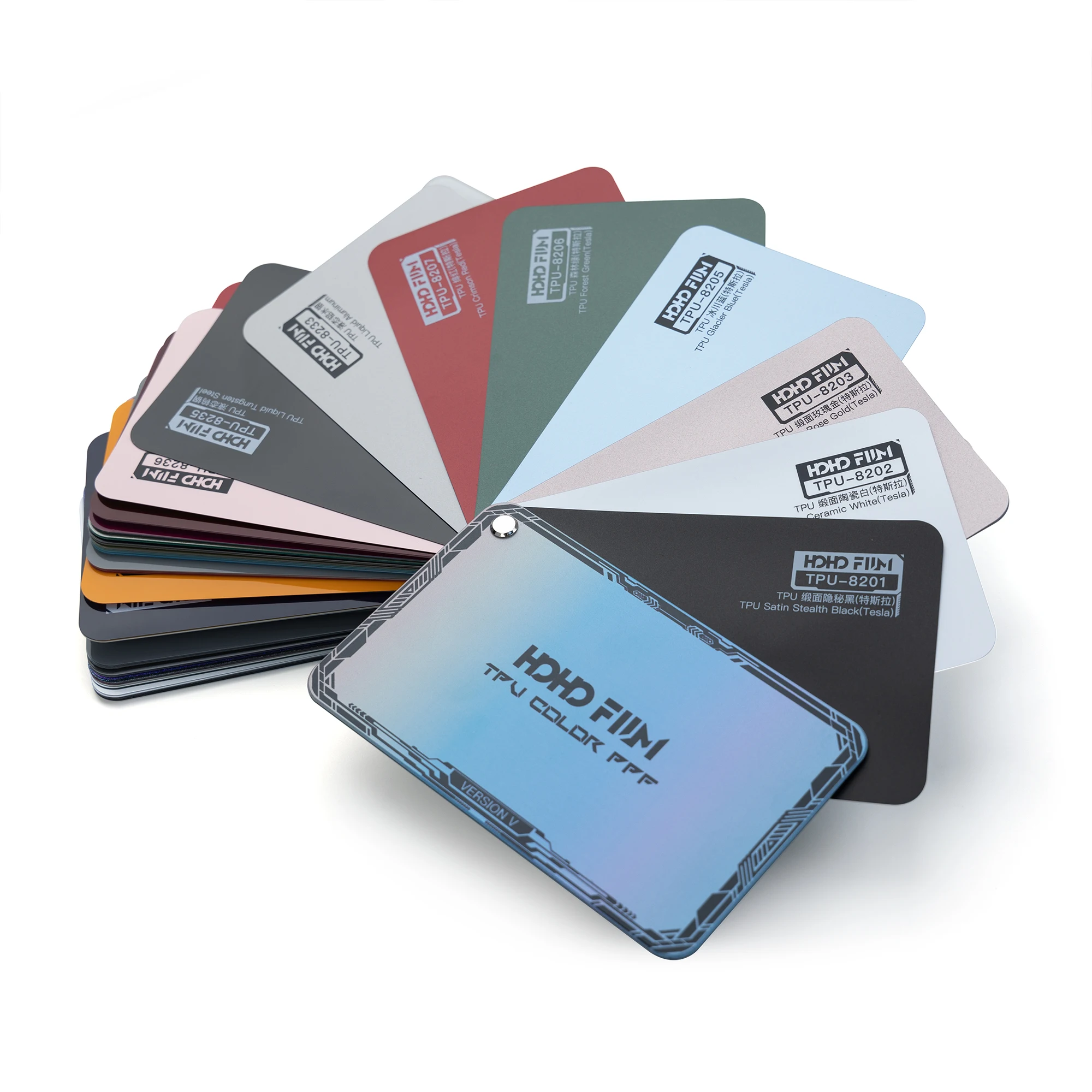 HOHOFILM TPU Color Changing PPF Fresh Green New Design Ultra Gloss Easy to Install for Tesla Body Wrapping Film