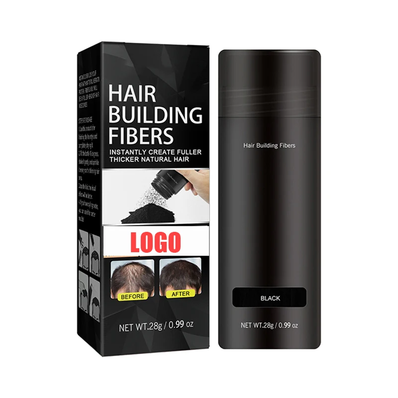 Hot Sale Best Hair Building Fiber Private Label Thickening Hair Fibers Powder Thicker Hair Fiber Powder