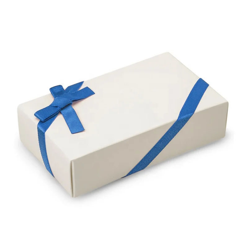 pre-tied satin ribbon elastic bow with stretch loop for gift box decorative