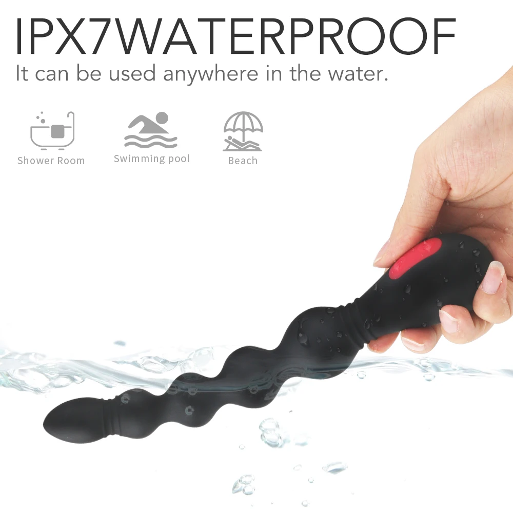 S-HANDE online-sex-shop cola de zorro anal juguete tail sex electric shock anal plugs anal dilator beads vibrating for man women