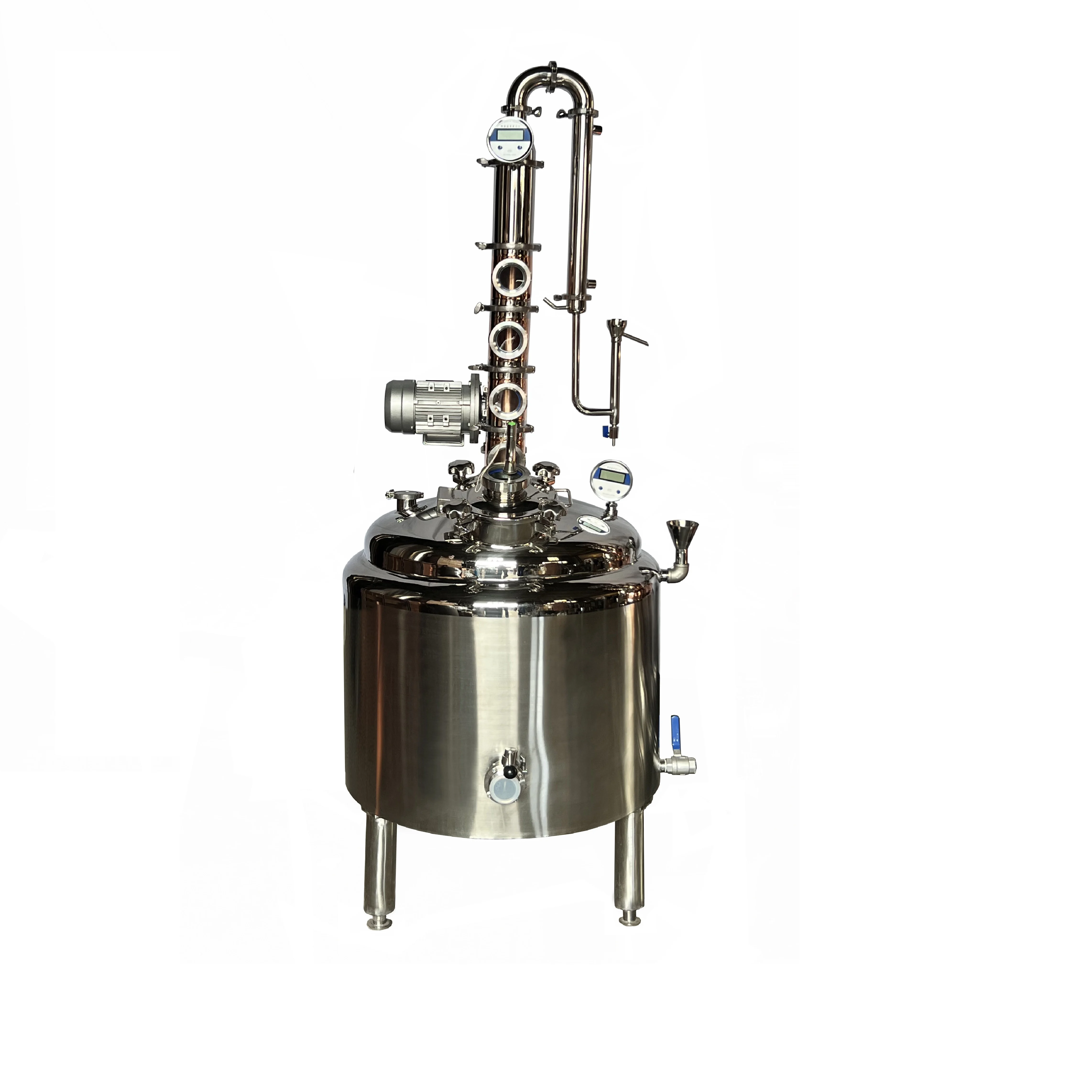 100L Copper Still/Gin Vodka Rum Whiskey/Red Copper Distilling Equipment