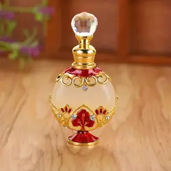 8-10ml Metal Perfume Bottle Empty Glass Essential 0il Attar Refillable Bottles#81170