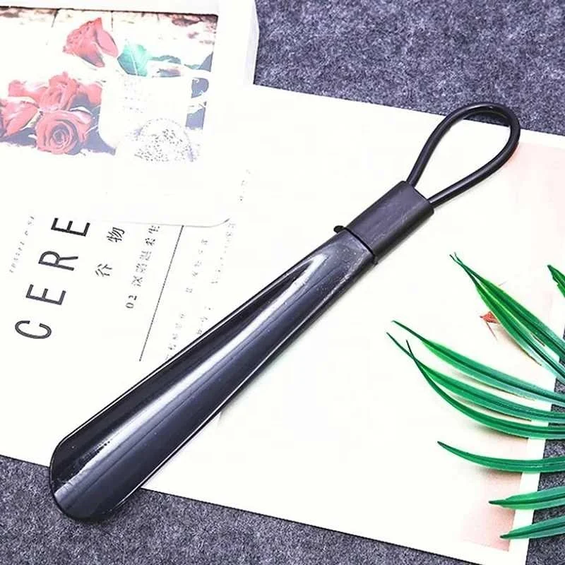 Professional Horn Shoehorn Shoe Spoon Artifact Plastic Pregnant Women the Aged Lifter Aid Slip