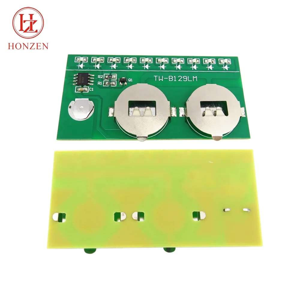 Best service 3V CR2032 battery power 0805 smd red led circuit boards module with dome switch