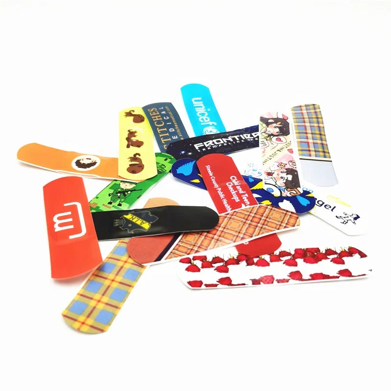 YOJO Adhesive Kids Black Medical Wound Plaster