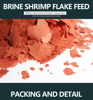 Support Customized Brine Shrimp Flake and Spirulina Flake Small Fish Food