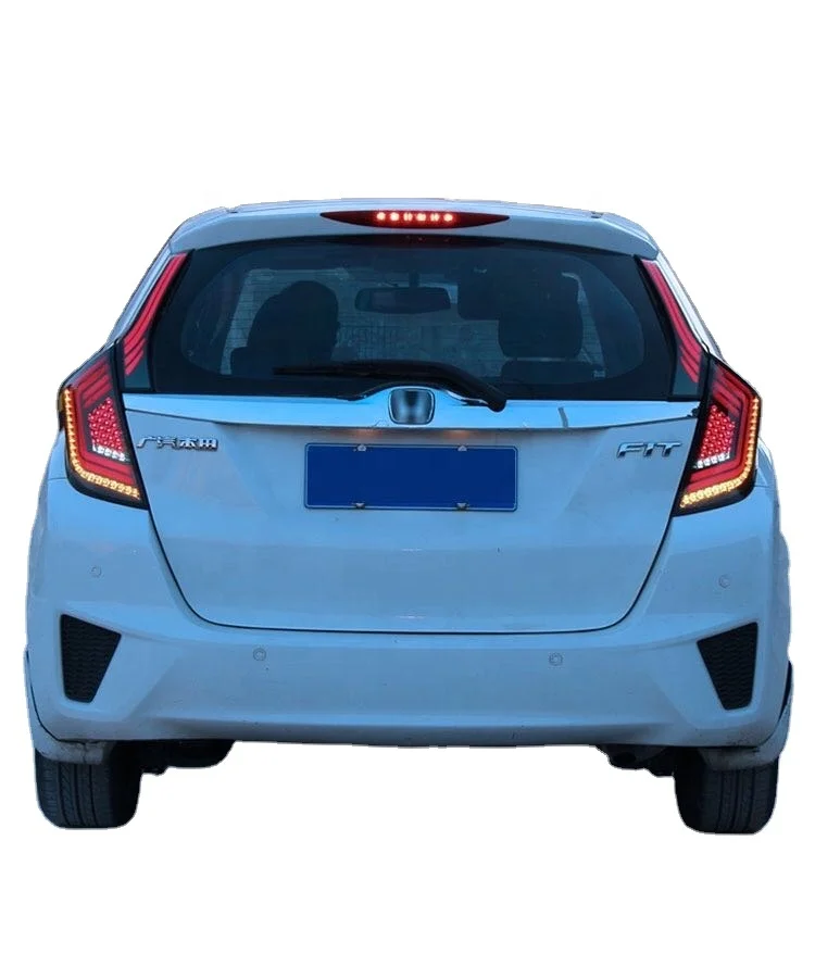 WENYE tail lamp taillights for Honda JAZZ FIT rear back light Fit led taillight 2014 2015 2016 2017 2018