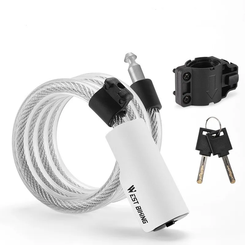 Mountain bike anti-theft lock wire lock electric vehicle cable lock bicycle equipment