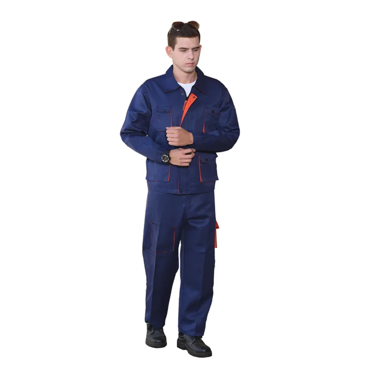 Cheap wholesale safety worker uniform overall factory work wear uniforms Engineering Working Uniform