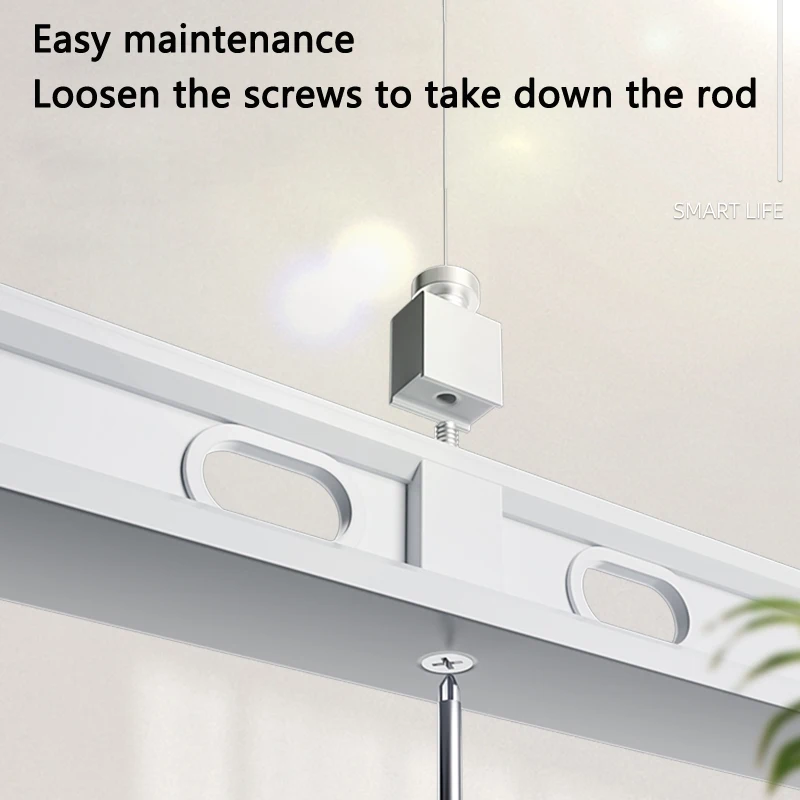 Balcony Ceiling electric clothes drying rack aluminium  automatic  lifting intelligent electric drying rack