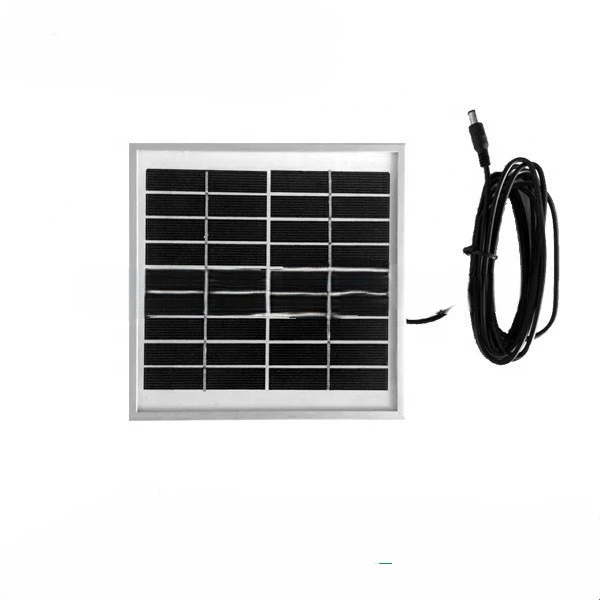 Long Life High Quality Glass Solar Panel 3W Poly Small Size Solar Panel 5V 6V 9V