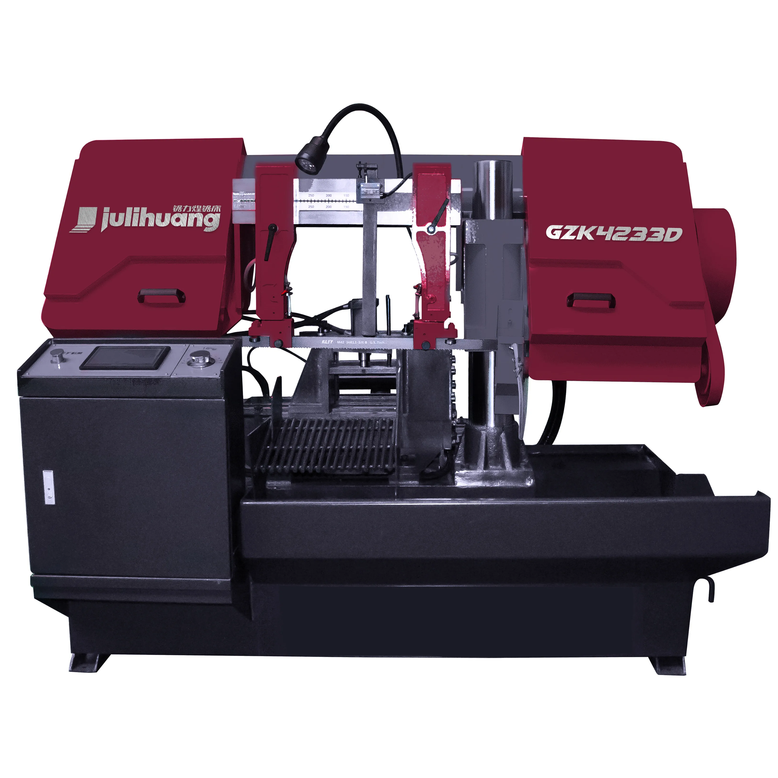  High quality aluminium cutting CNC band saw machine with competitive