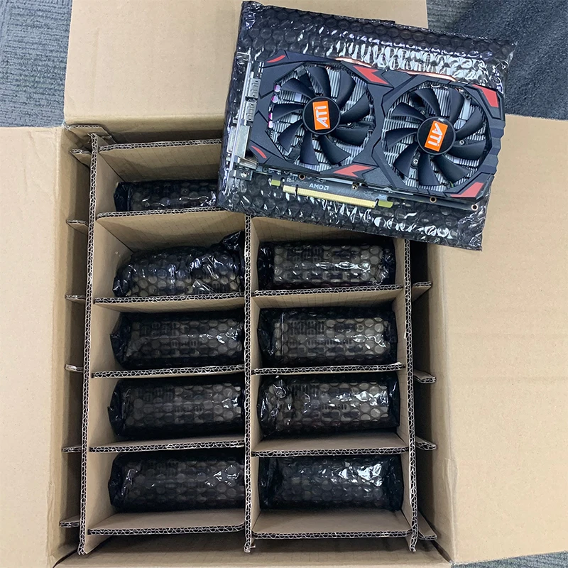 China Professional Manufacture Desktop Gaming AMD Radeon RX 580 GDDR5 256 Bit Graphics Card