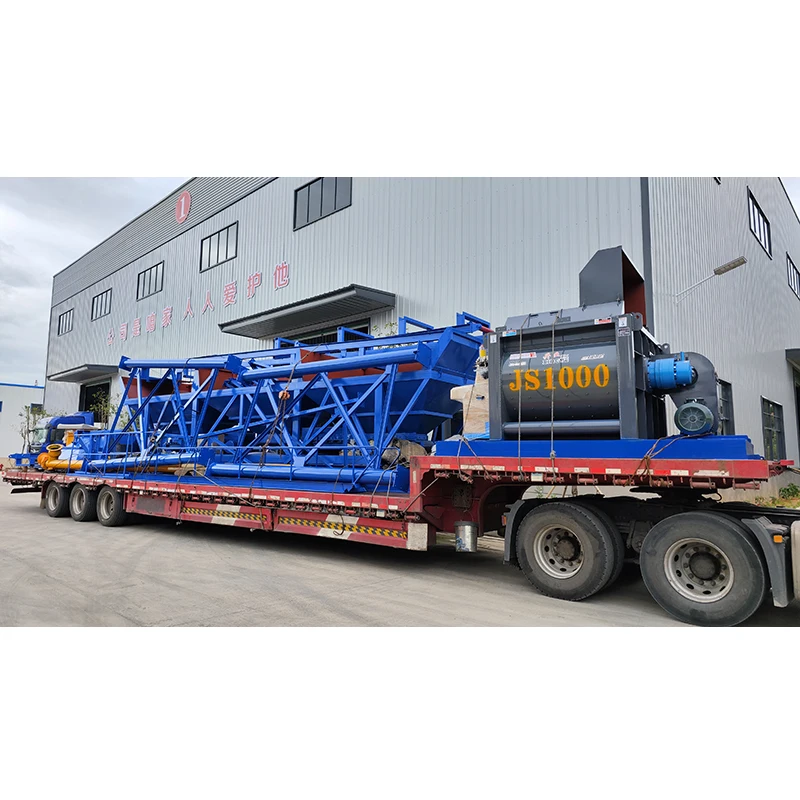 Low Cost 1m3 Fully Automatic Concrete Mixing Plant 60m3/h Ready Mix Concrete Batching Plant