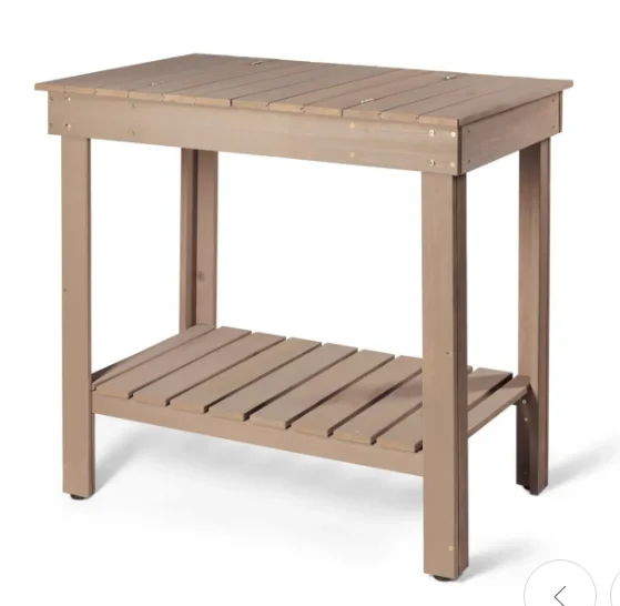 Factory OEM Station Grow Raised Seed Bed Workstation Wooden Flowerpot Planter Shelves Rack Garden Potting Bench Table