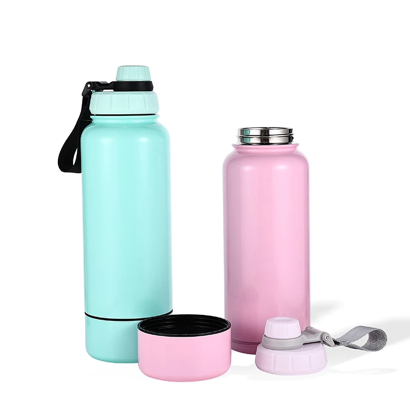 Factory Price 32 oz 40 oz Diversion Safe Stainless Steel Sports Insulated Water Bottle with Hidden Compartment