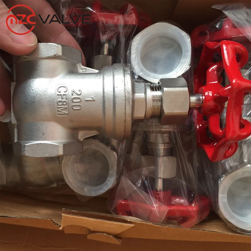 F304 Forged Steel SW End Gate Valve 2500lb high pressure valve