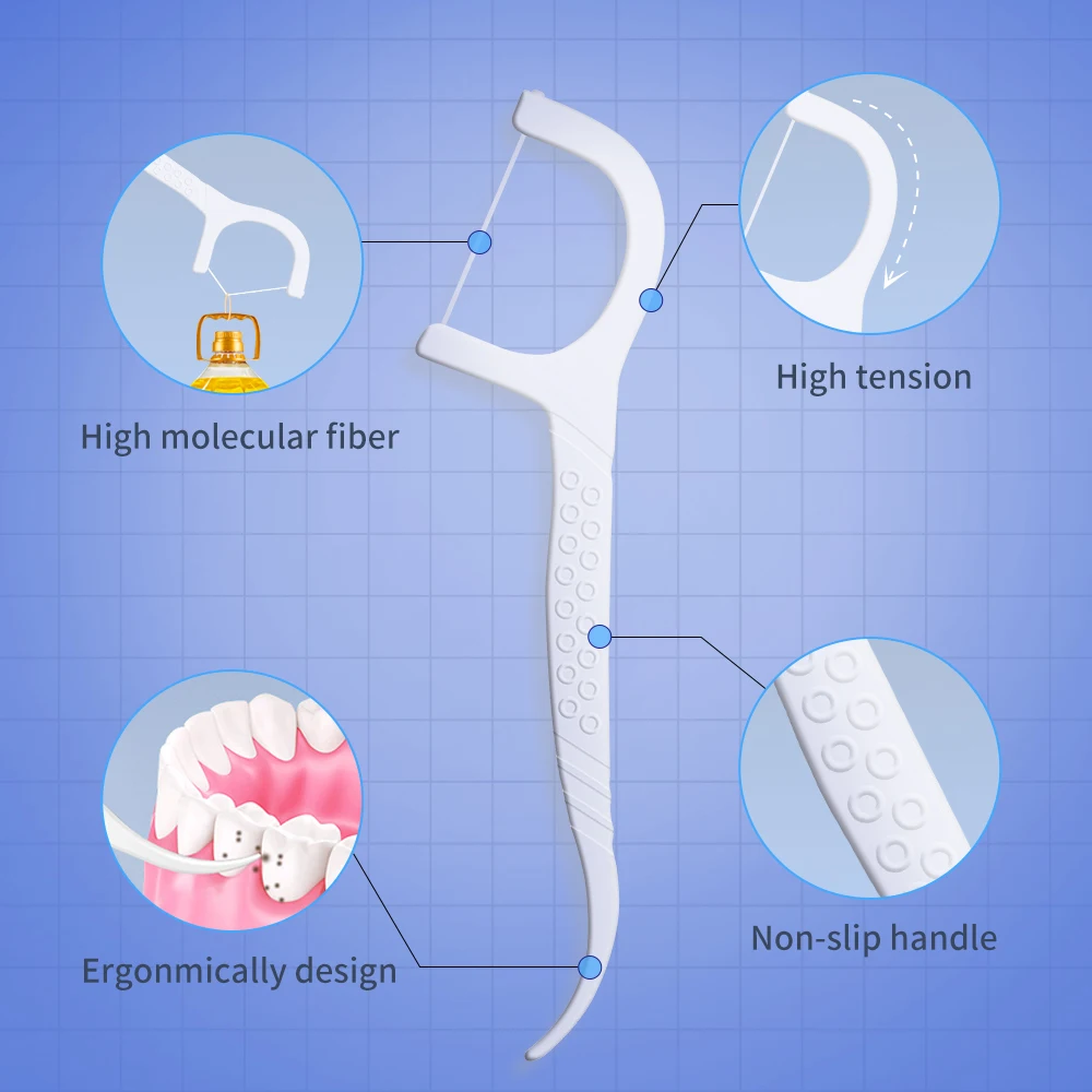 super mini individual packed orange reusable black premium color plackers dental floss