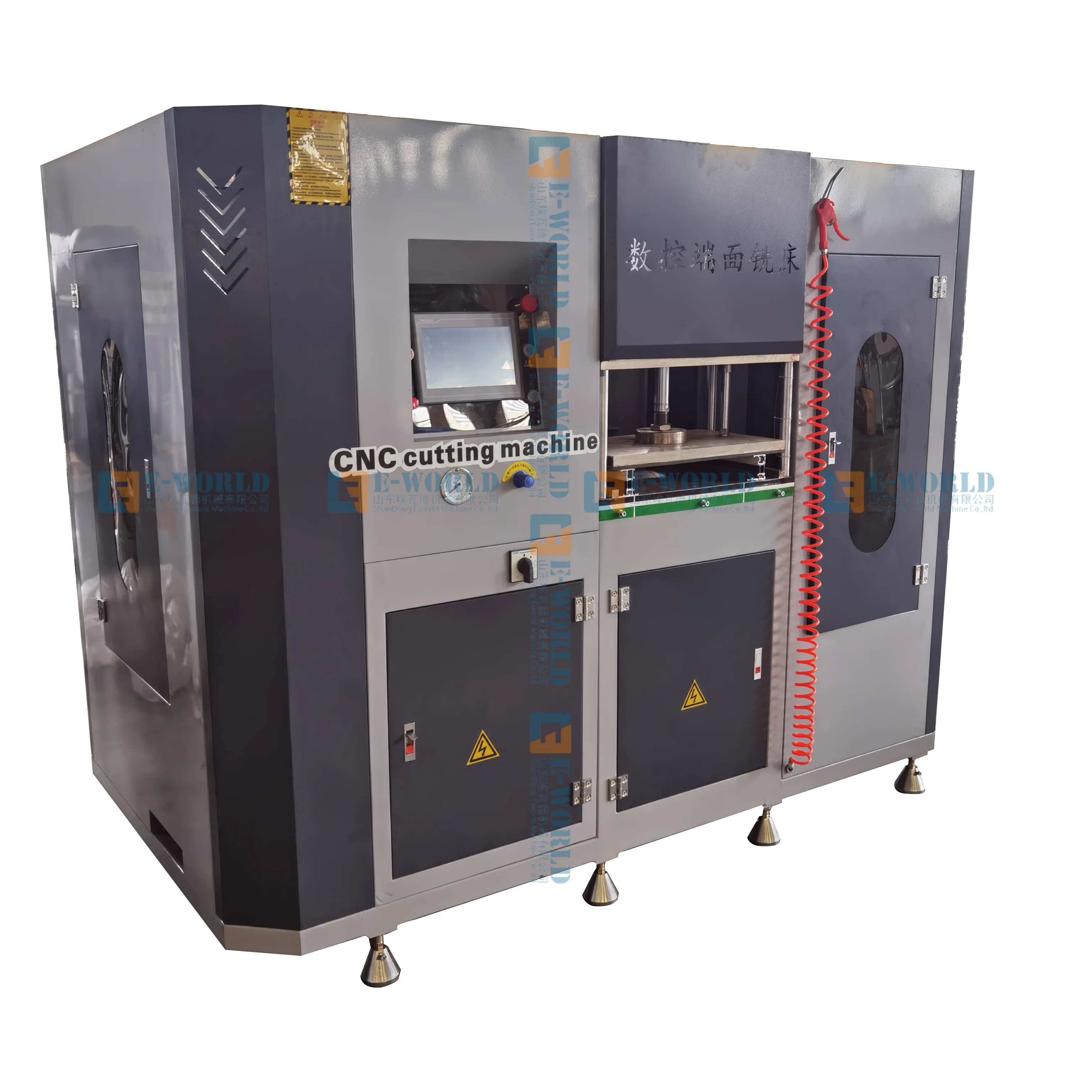 CNC Aluminum window mullion milling machine/PLC control CNC end milling machine