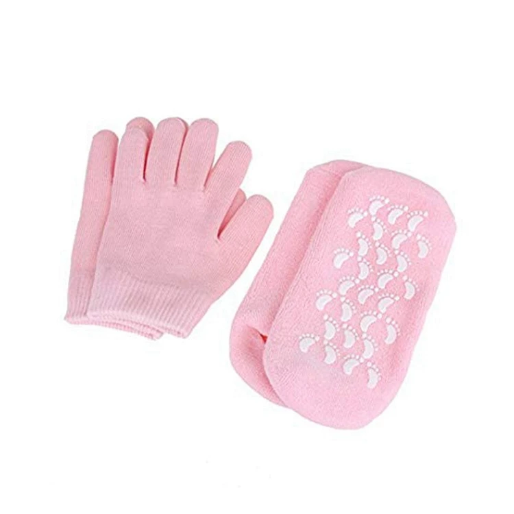 FY-N795 sock silicone and spa gel heel socks heels insoles silicon gel socks for dry feet