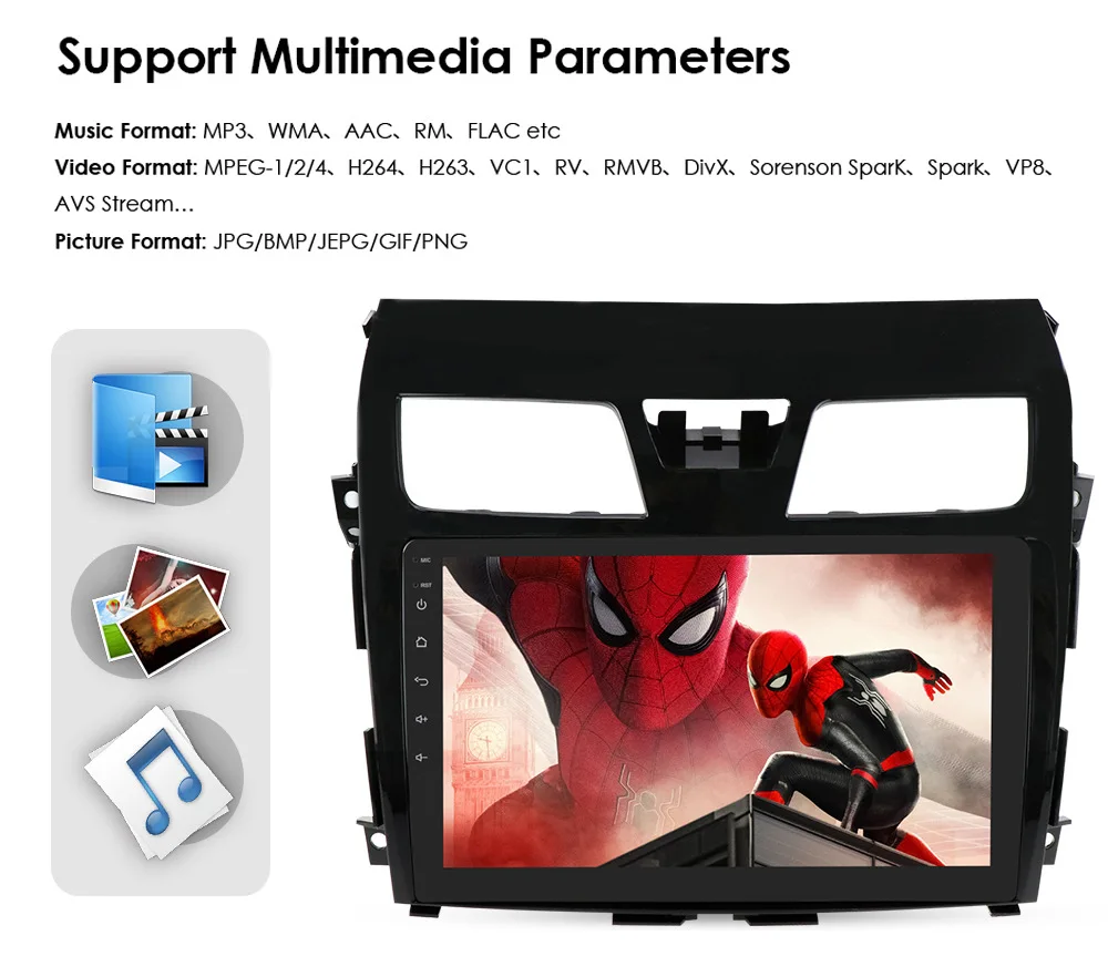 YHT Android 10 Touch Screen Car DVD Player For Nissan Teana Altima 2013 2014 2015 2016 2017 2018 Multimedia Radio Video GPS