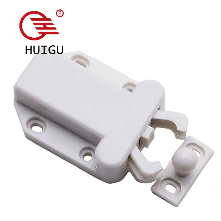 Black Or White cabinet door plastic latch Beetle cabinet door bouncer