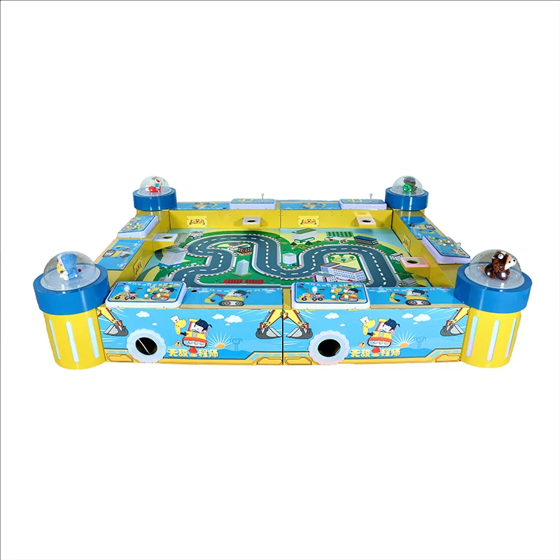 
HLJ006 Coin Operated Amusement Park Ride Qquipment Toy Children Excavator Ball Game Machine 