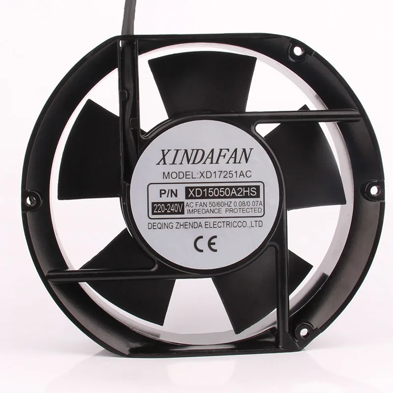 Xindafan XD17251AC XD15050A2HS 220V 240v 0.07A 150X150X50MM 15 см рассеивания тепла вентиляции центробежный вытяжной промышленный вентилятор