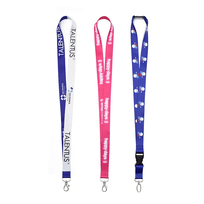 Customized Color Print Neck Lanyard Personalized Lanyards Fabric Lanyard For Event