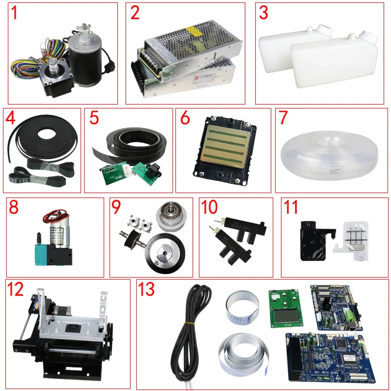 Digital Printing Machines Parts Board Set Single Head Upgrade Kit Senyang Mainboard I3200 DX5 Head Board XP600 Conversion Kit