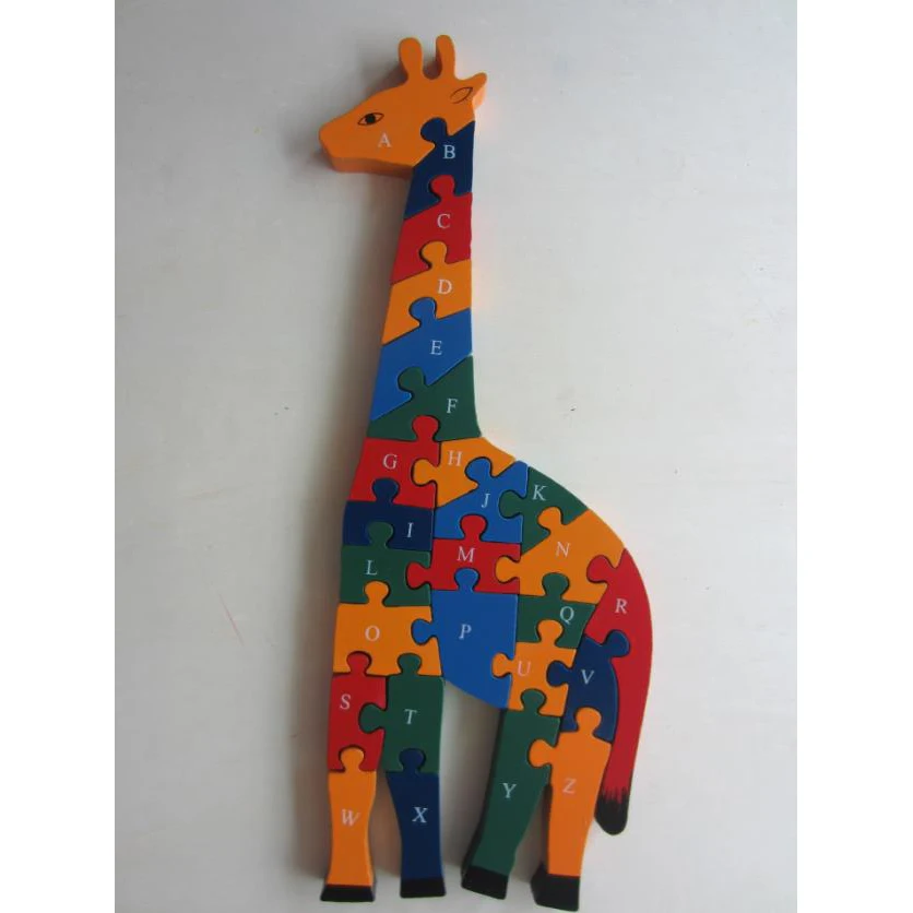 Fine motor skills Farm Animals Wooden Chunky Jigsaw Puzzle