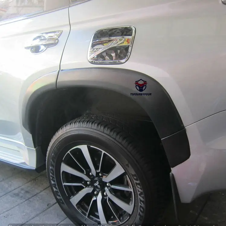 Taishuai 4X4 SUV Accessories wheel brow Slim Fender Flare for Montero Sport pajero sport 2016+
