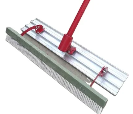 Concrete Finishing Broom Brush Kit with Magnesium Square End Float Concrete Tools