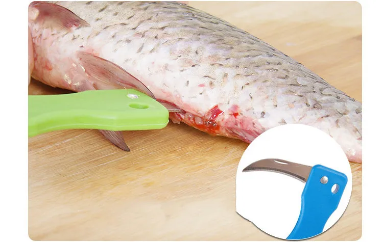 Kitchen Gadgets 2020 New Designs Cleaning Fish Skin Scraping Scales Planing Fish Scale Remover