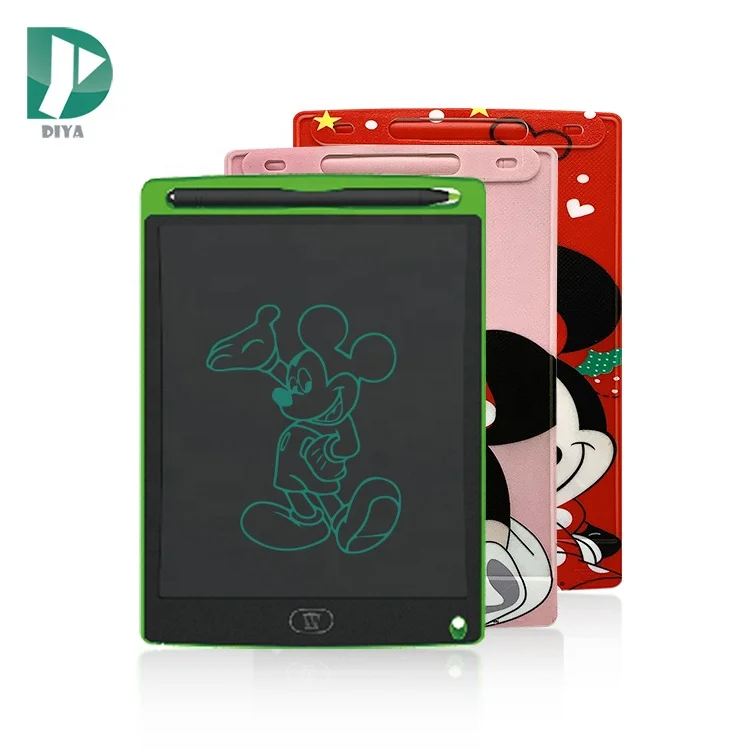 8.5 inch single color one key erase kids LCD writing pad drawing tablet with lock button